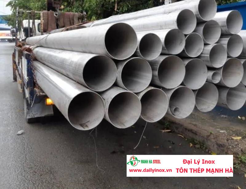 Ống inox tròn Sơn Hà phi 114.2 mm