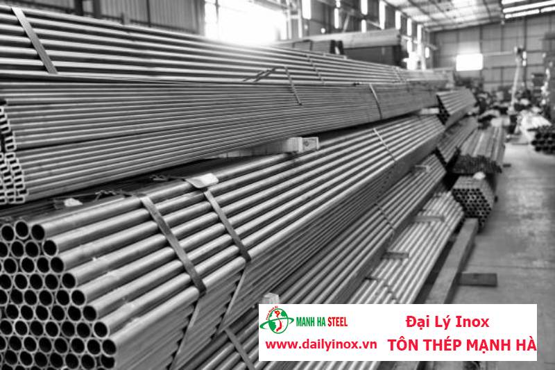 Ống inox tròn Sơn Hà phi 27.2 mm