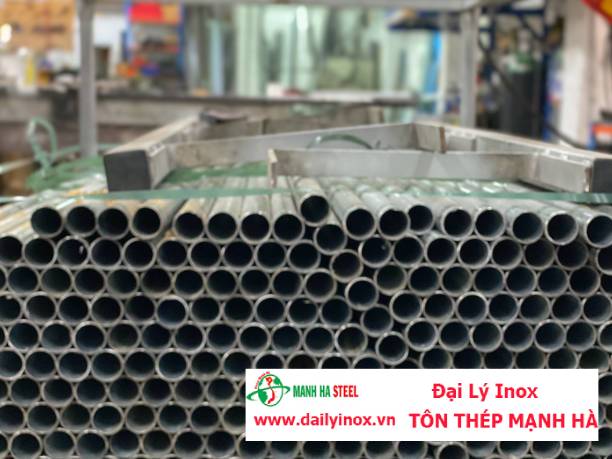 Ống inox tròn TVL phi 22.2 mm