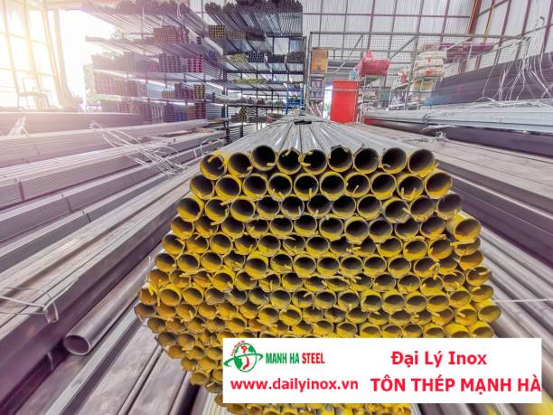 Ống inox tròn TVL phi 22.2 mm