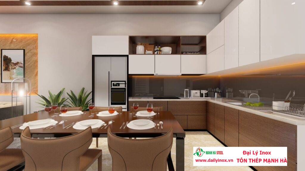 Bật mí các nguyên tắc bố trí phong thủy phòng bếp