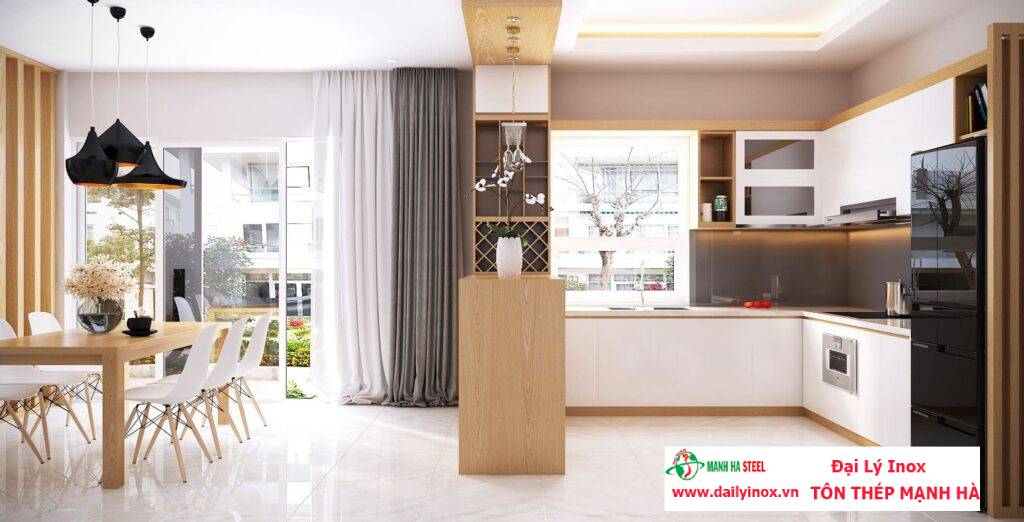 Bật mí các nguyên tắc bố trí phong thủy phòng bếp