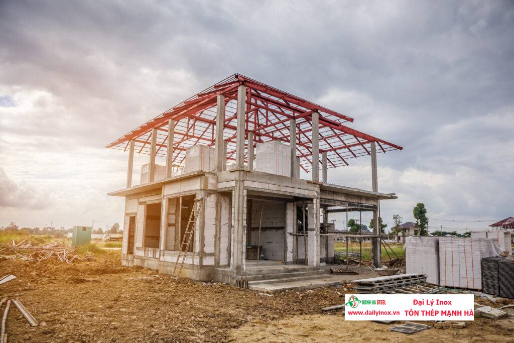 Quy trình xây dựng nhà ở dân dụng gồm bao nhiêu bước?