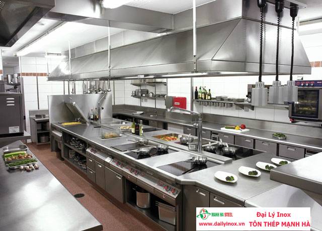 Tại sao inox là vật liệu lý tưởng cho thiết bị bếp