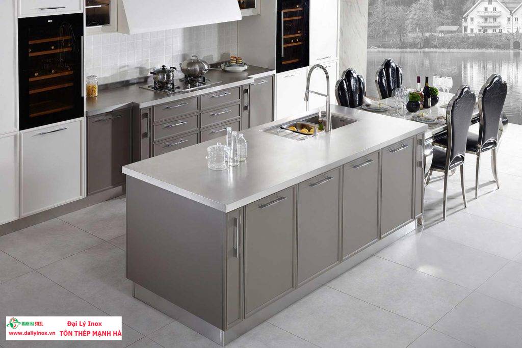 Tại sao inox là vật liệu lý tưởng cho thiết bị bếp
