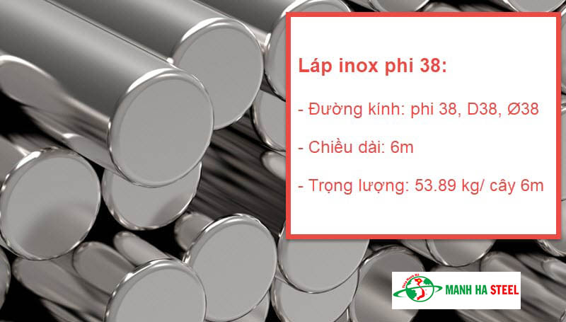 Thanh inox phi 38