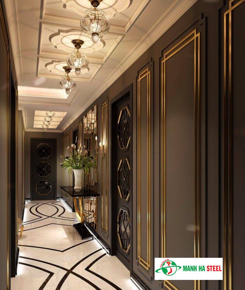 Thanh inox trang trí