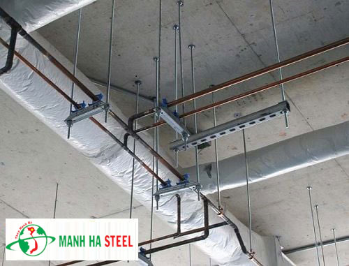 Thanh ren (tyren) mạ kẽm trong thi công hệ thống đường ống