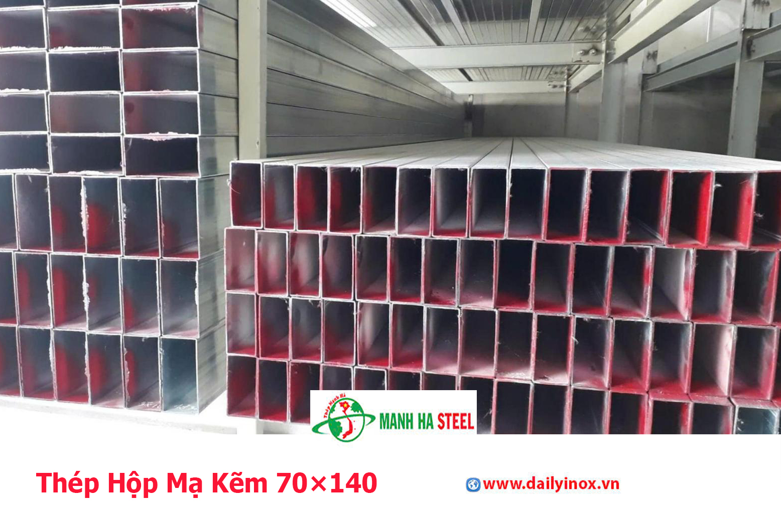 Thép Hộp Mạ Kẽm 70×140