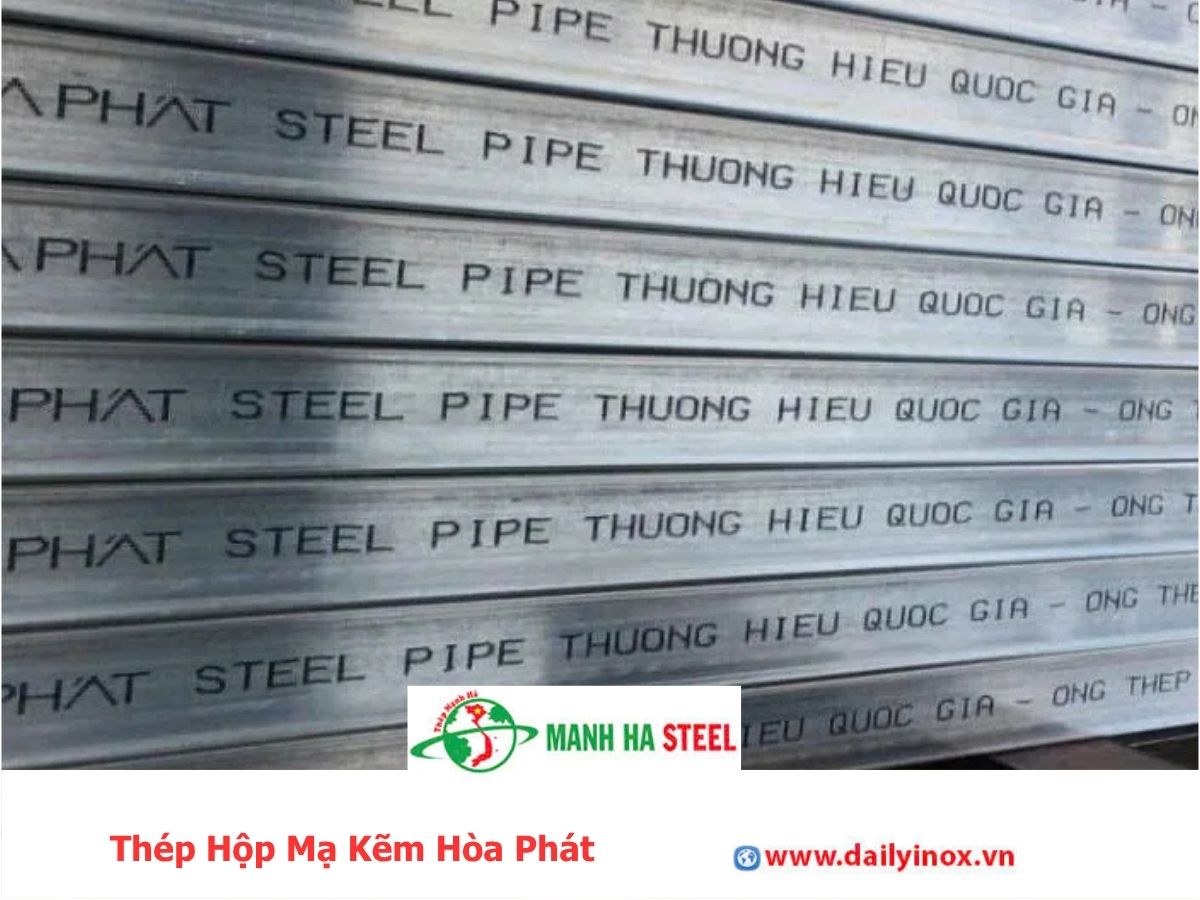 Thép Hộp Mạ Kẽm Hòa Phát