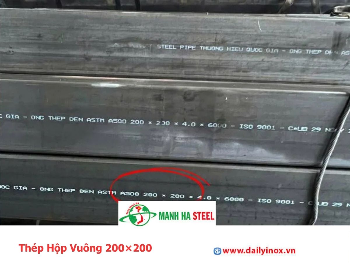 Thép Hộp Vuông 200×200