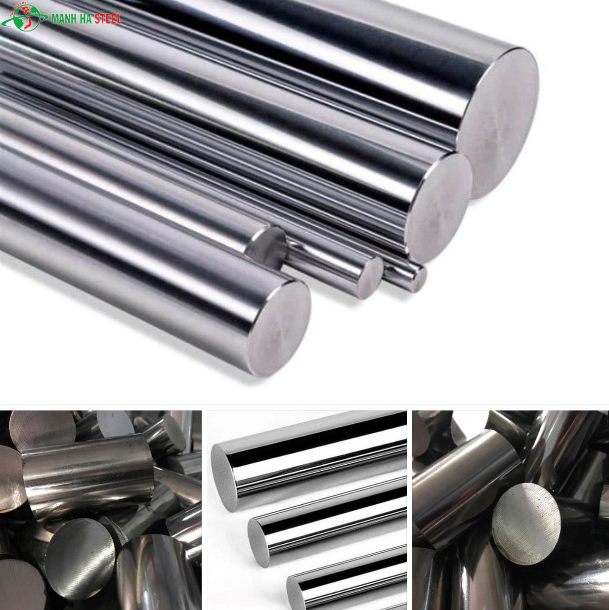 Tròn trơn láp đặc inox phi 2.5ly