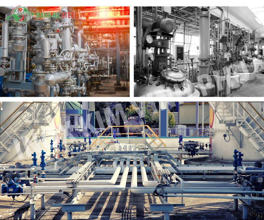 Ứng dụng của ống hàn inox công nghiệp Trung Quốc