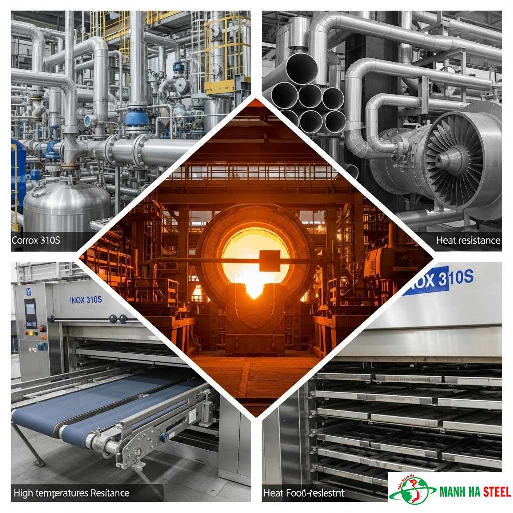 Ứng dụng của Inox 310S trong thực tiễn