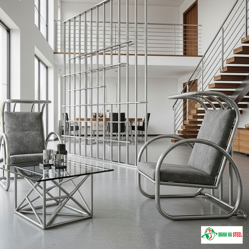 Ứng Dụng của V Góc Dập Inox Hoàng Vũ