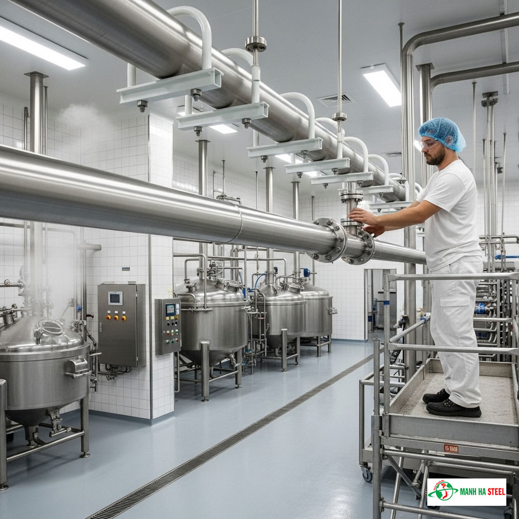 Ứng Dụng của Ống Inox Vi Sinh 10.29 Inch