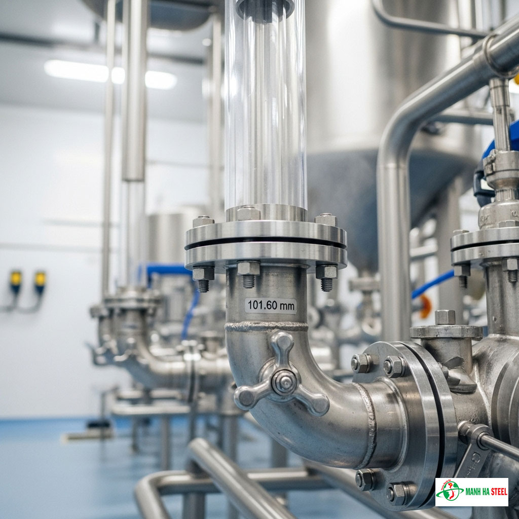 Ứng dụng của ống inox vi sinh 101.60 mm
