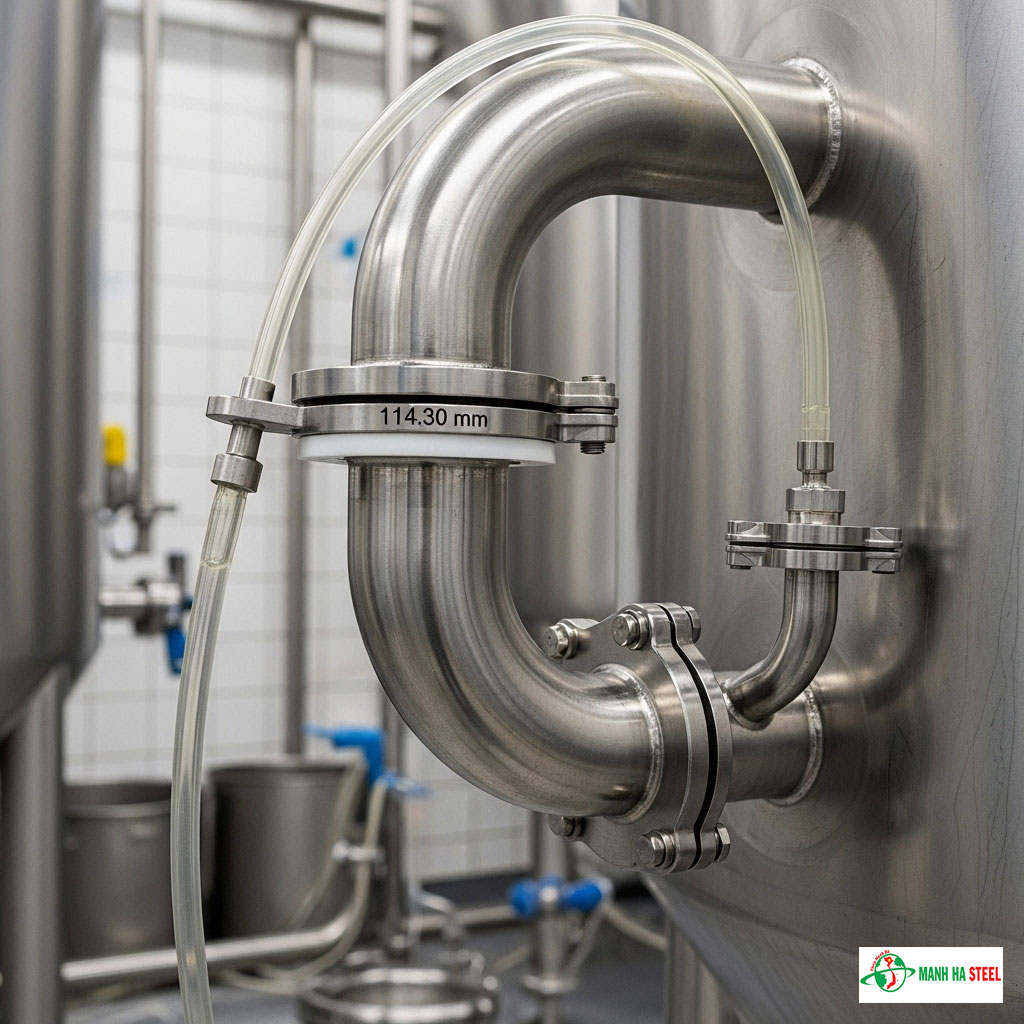 Ứng dụng của ống inox vi sinh 114.30 mm