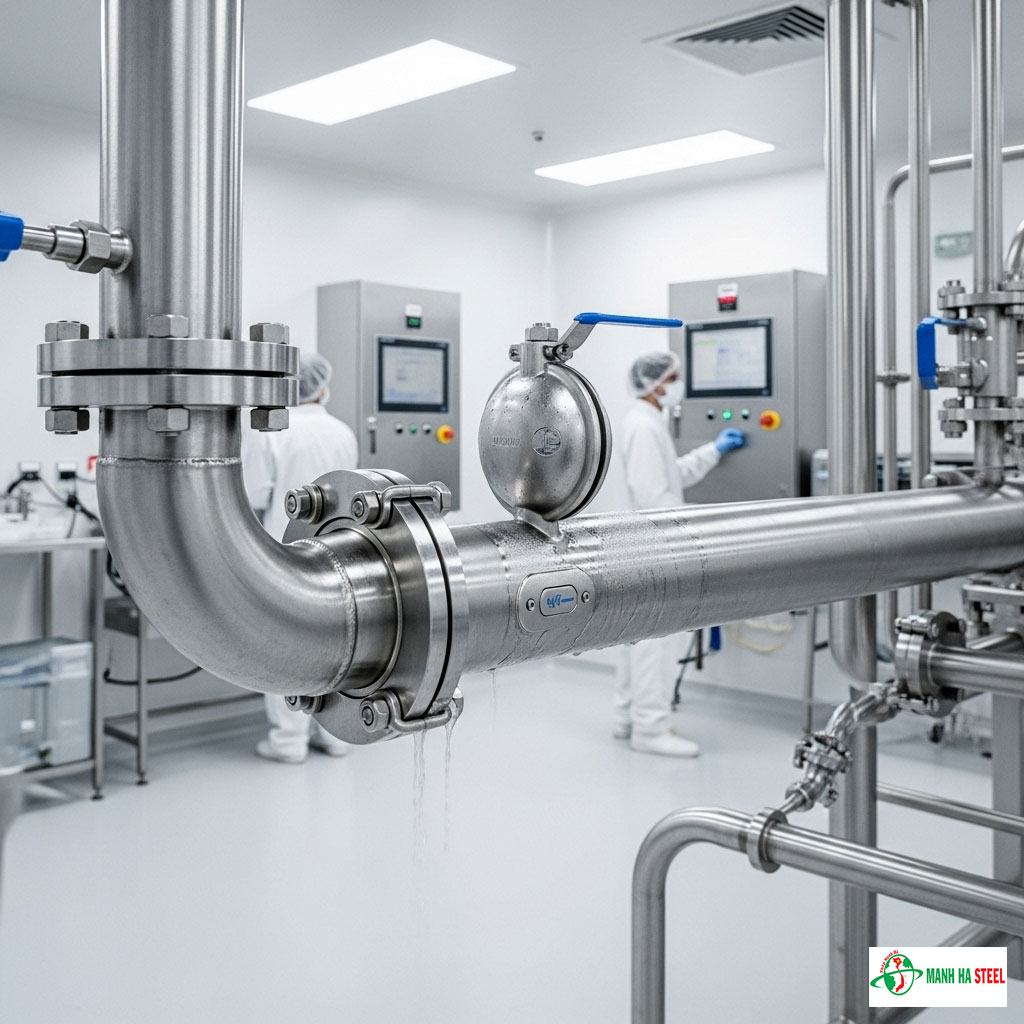 Ứng dụng của ống inox vi sinh 200 mm