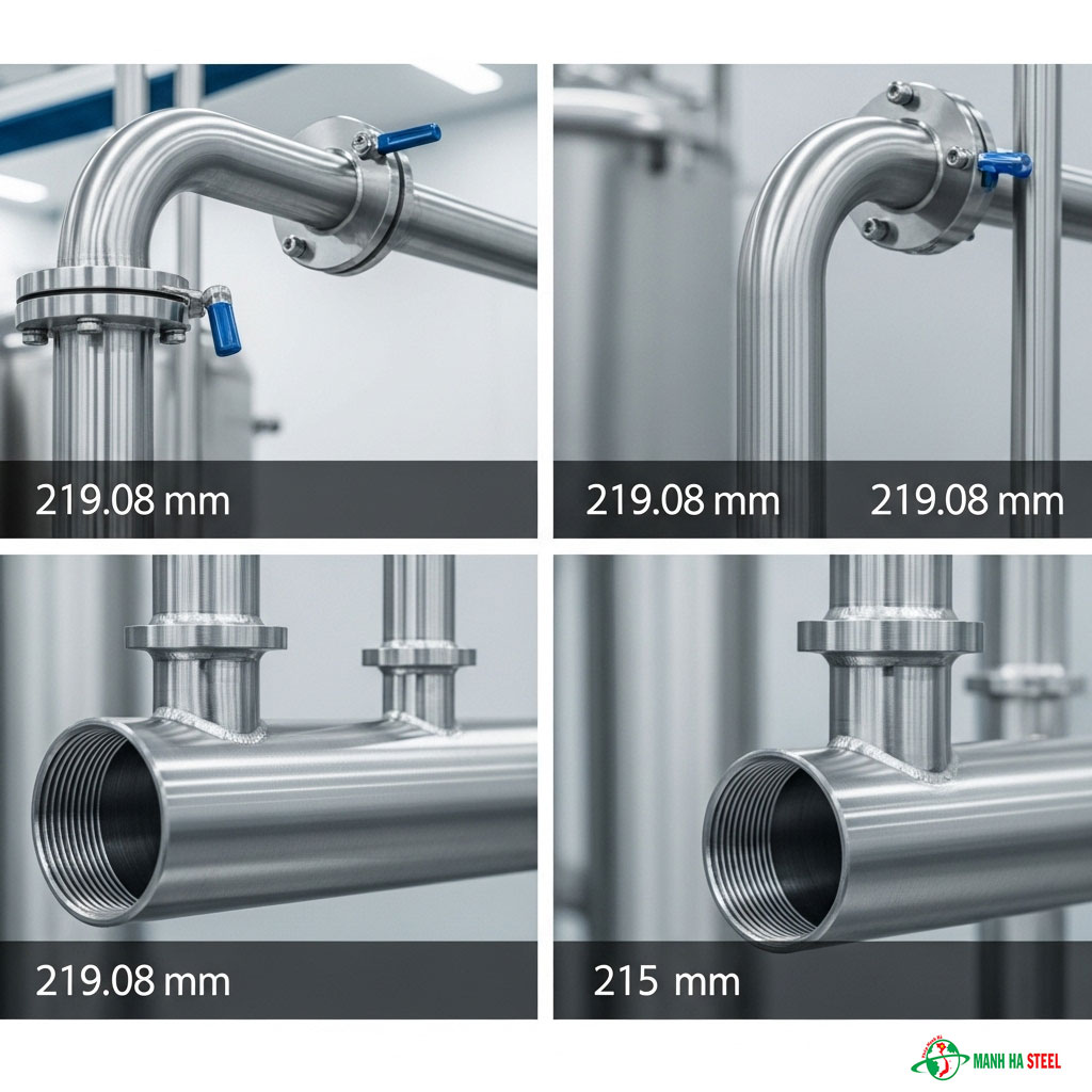 Ứng dụng của ống inox vi sinh 219.08 mm