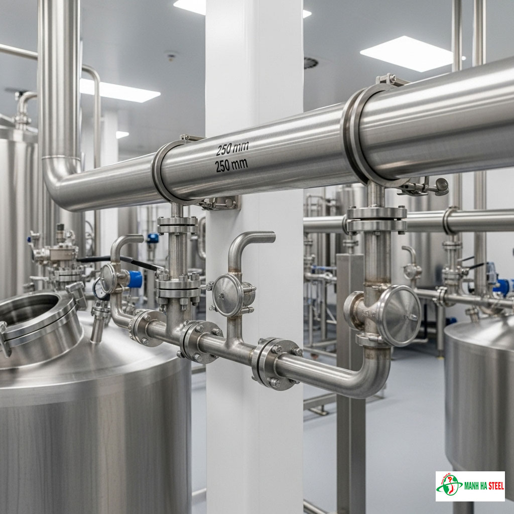 Ứng Dụng của Ống Inox Vi Sinh 250 mm