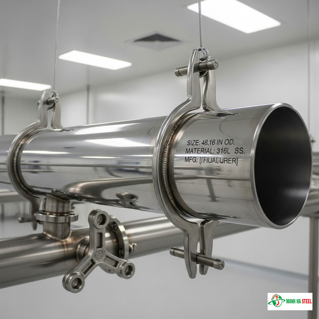 Ứng Dụng Thực Tiễn của Ống Inox Vi Sinh 48.16 Inch