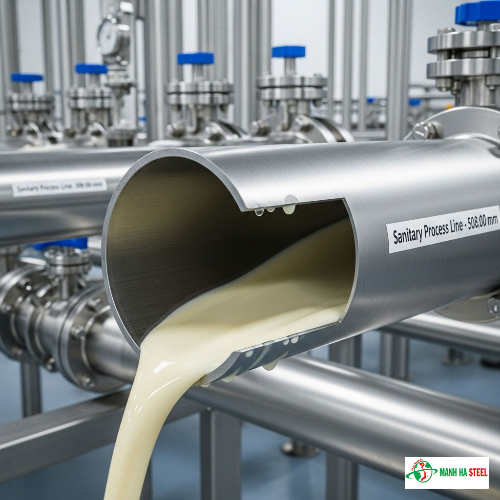 Ứng dụng của ống inox vi sinh 508.00 mm