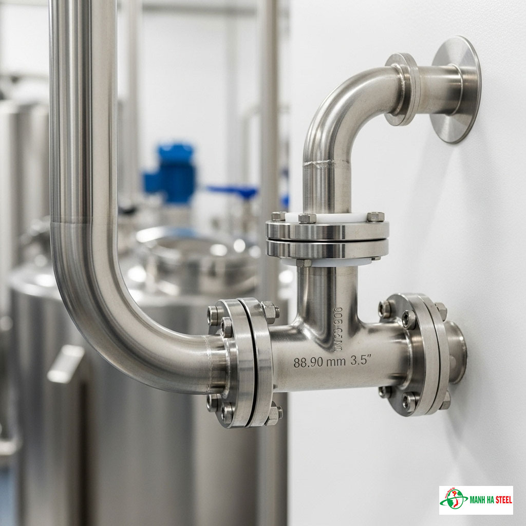 Ứng dụng của ống inox vi sinh 88.90 mm