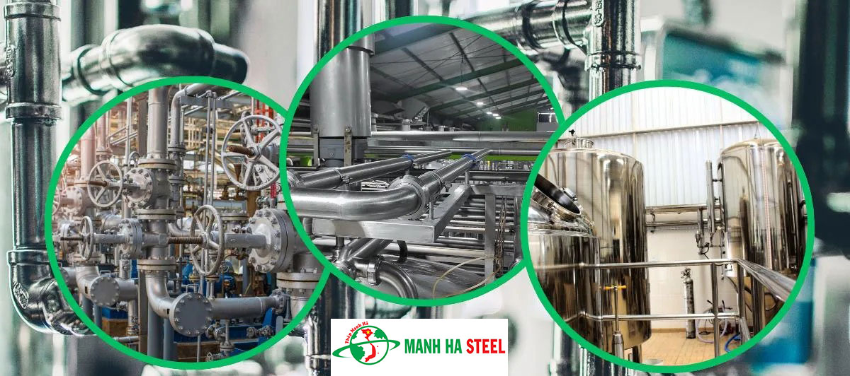 Ứng dụng của ống inox Tiến Đạt 550 mm trong thực tế