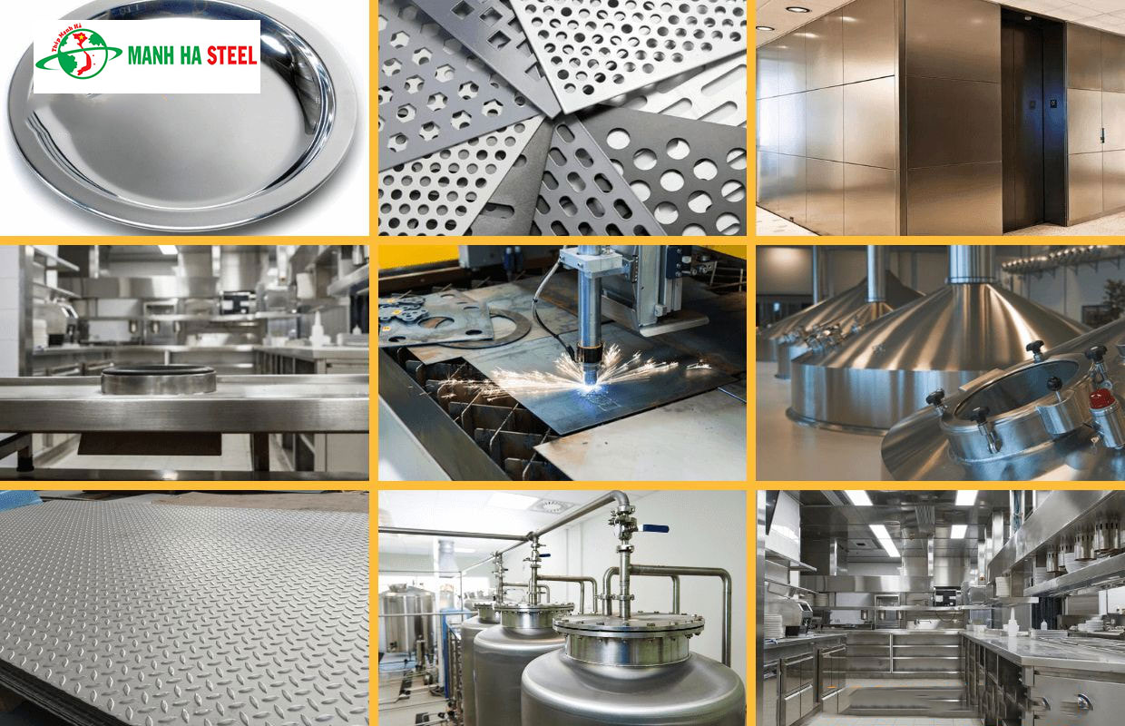 Ứng Dụng của Tấm Inox Độ Dày 12mm