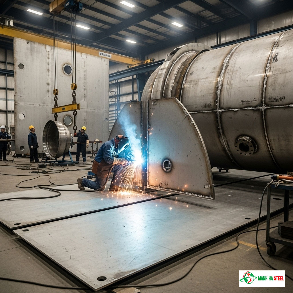 Ứng dụng thực tế của tôn inox dày trong công nghiệp