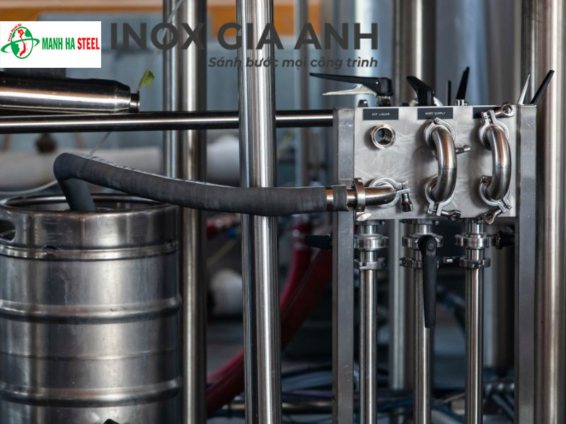 Ứng dụng của tròn trơn láp đặc inox Gia Anh