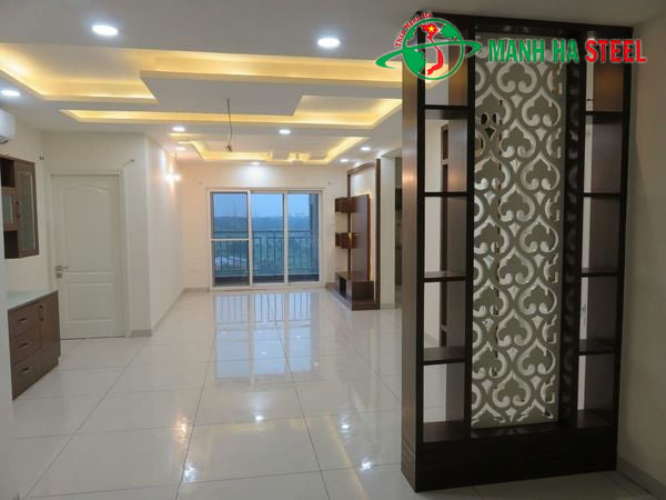 Vách ngăn CNC gỗ