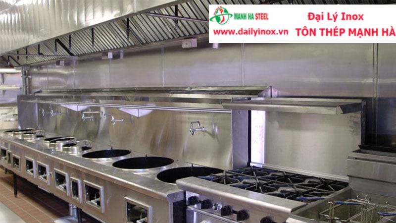 Xưởng tư vấn thiết kế và sản xuất bếp Á công nghiệp inox tại tphcm