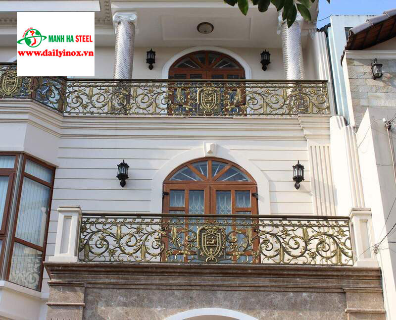 chiều cao lan can inox