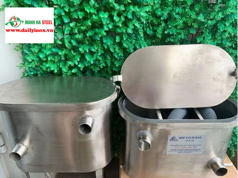 bể tách mỡ cho quán cà phê