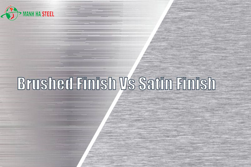 Bề mặt chải và satin