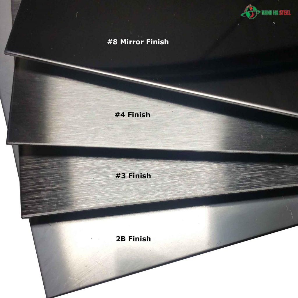 Bề mặt inox các loại
