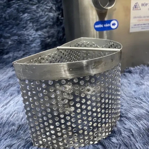 ngăn lọc thô bể tách mỡ inox