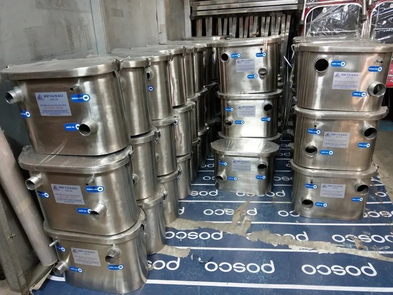 kho bể tách mỡ inox