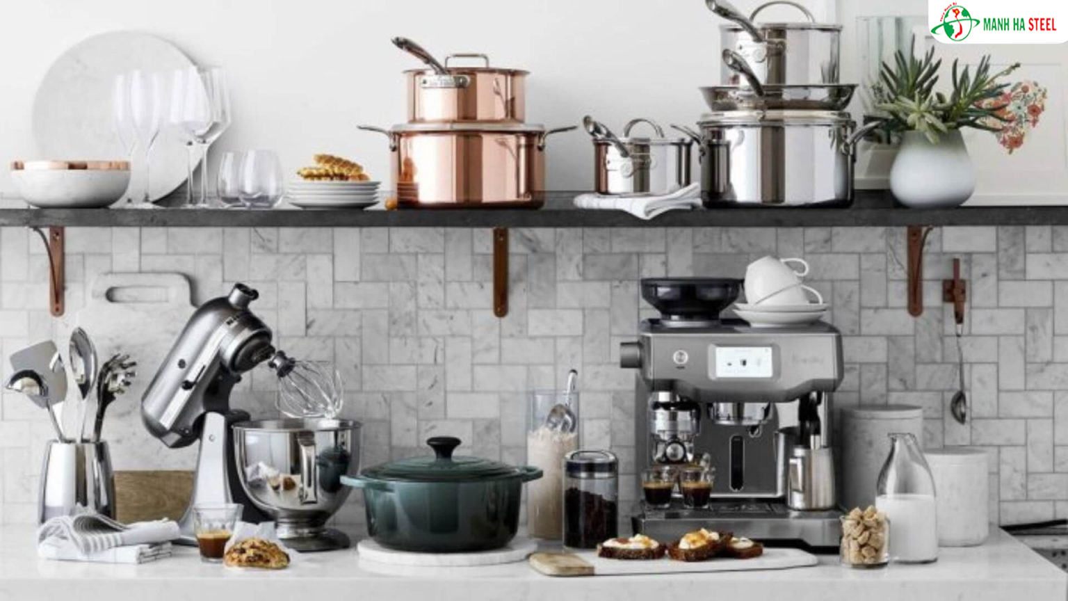 Các loại vật tư inox dùng sản xuất đồ dùng nhà bếp