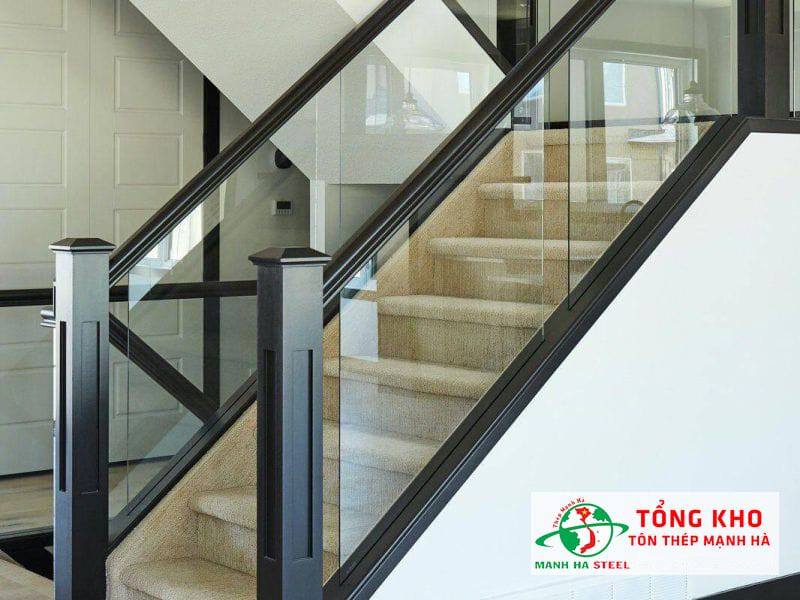 Lan can sắt hộp mẫu 14