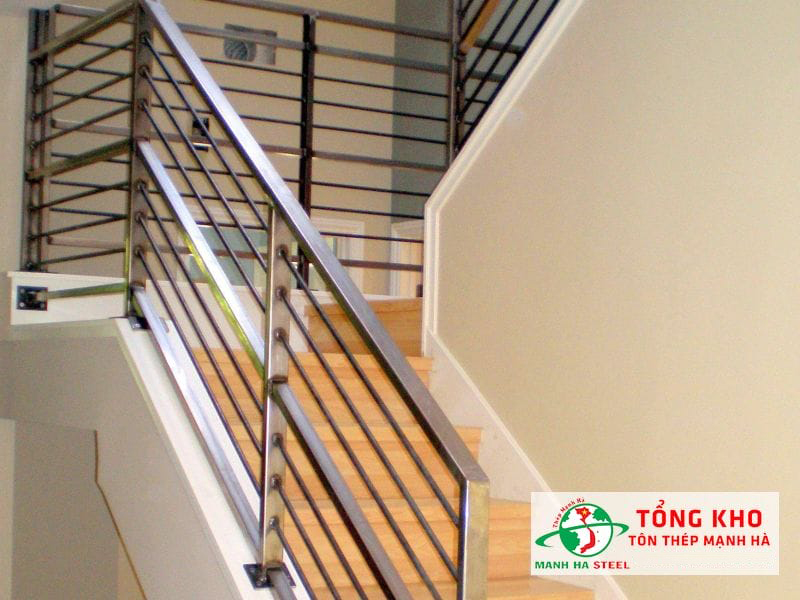 Lan can sắt hộp mẫu 3