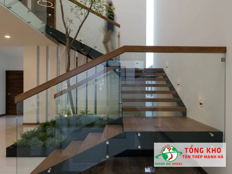 Lan can sắt hộp mẫu 19