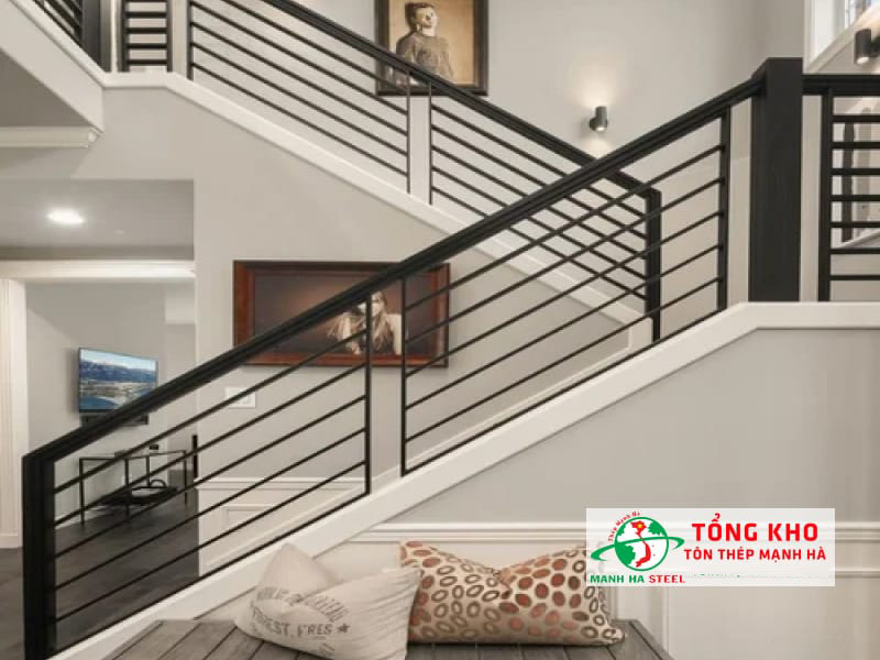 Lan can sắt hộp mẫu 26