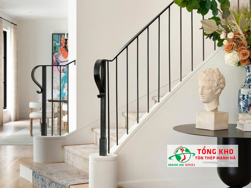 Lan can sắt hộp mẫu 27