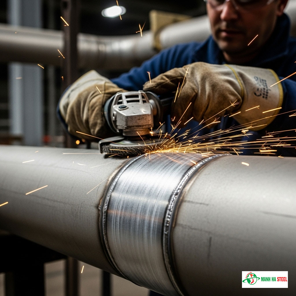 Có cần xử lý mối hàn sau khi lắp đặt inox không?