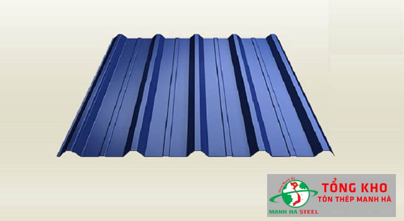 Tôn màu xanh dương, xanh đen có màu sắc ấn tượng, tươi sáng