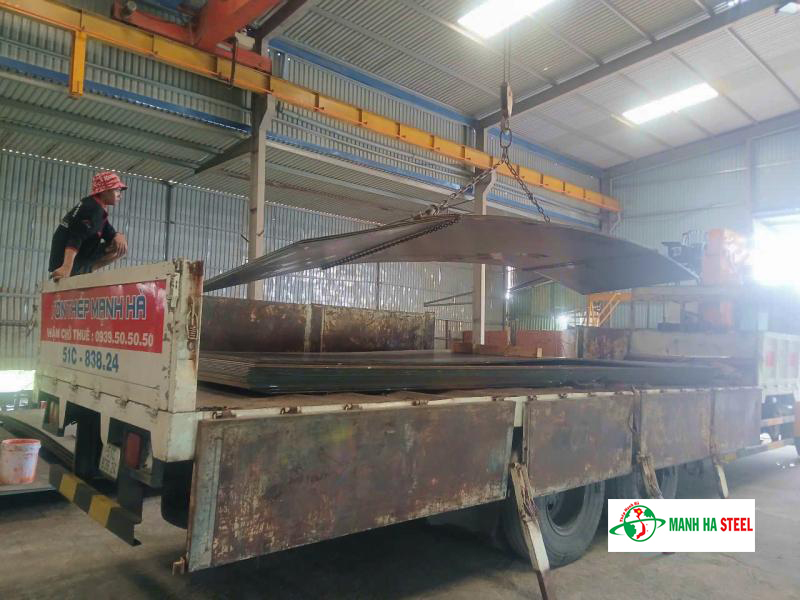 Mua thép tấm Q355 tại Đại lý inox Mạnh Hà có giao hàng tận nơi, toàn Miền Nam