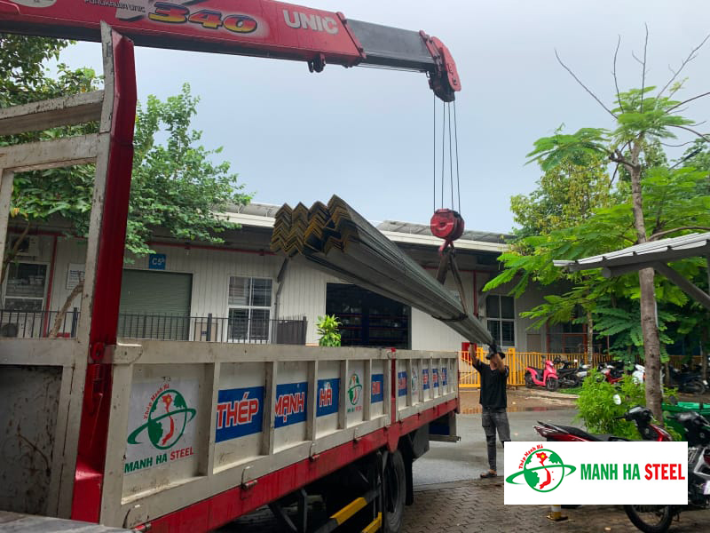 Đại lý inox Mạnh Hà cung cấp thép V75x75 chính hãng